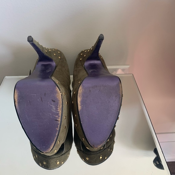 High Heel Suede MaryJane platform shoes - 39 EUC - Picture 7 of 7